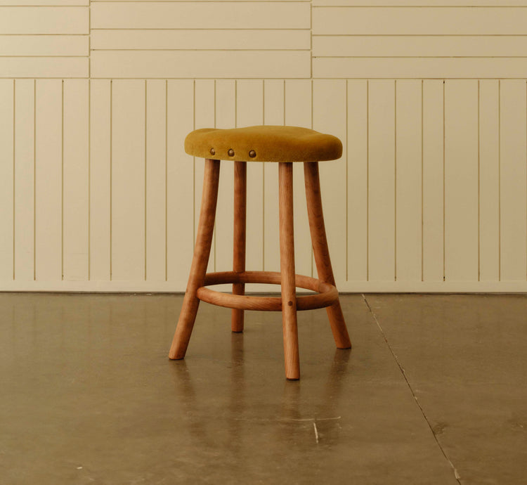 LIZA COUNTER STOOL WITH UPHOLSTERY